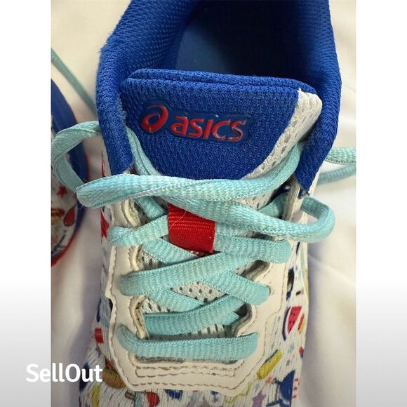 ASICS Gel-Noosa Tri 'USA' Kids' Sneakers Size 2.5Y picnic, 4th of July, summer - Picture 6 of 7